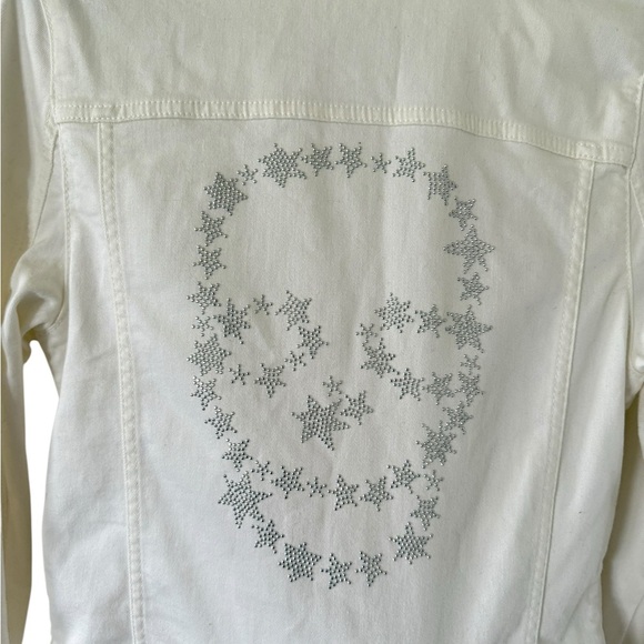 Zadig & Voltaire Kikoy Denim Jacket Skull Stars - Picture 9 of 11